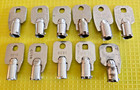 Lot Of 11 Used Steel Tubular Candy Soda Vending Machine Keys
