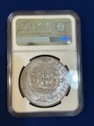 1821 R Brazil Silver 960 Reis  on 1812 Peru 8r Lm-jp  Ngc Ms-62 960r Ms62