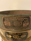 Vintage Brass Laboratory Test Sieves U s  Standard Astm Tyler As-is    