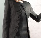 Size 6 Keisha Jacket Dress Black By Ashro New