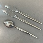 3 Vtg Singapore Airlines Noritake 18-8 Stainless 1 Spoon  2 Knives Japan Ntk