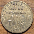 New York City Taps Cigar Best In The World Bugler Pictorial 5   Trade Token