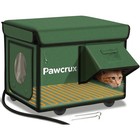 Outdoor Insulated Heated Cat House Heated Cat Bed Kitty Shelter Cat Heating Pad