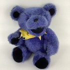 Grateful Dead Purple Jointed Bear 12  Plush Stuffed Liquid Blue Tag Vintage 1990