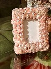 Sale       Rhinestone Sea Shell Soft Pink Picture Frame