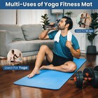 Gym Fitness Yoga Mat 10mm Thick For Home Workout Large Non-slip Yoga Mat