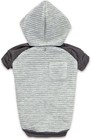 Dog Sweatshirt Hoodie Textured Stretch Elements Zack Zoey Hooded Gray Medium