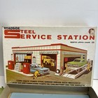 Vintage  T Cohn Steel Service Station  With Accessories And Box