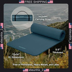 Yoga Mat Thick 1 2 Inch Non-slip Exercise Mat With Carry Strap For Pilates