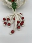 Vintage Macrame Christmas Decoration With Snowman