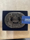 Nib   Hesston 2025 Brass  adult  National Finals Rodeo Belt Buckle