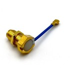 Brass Sma Female Antenna Socket For Garmin Alpha 200  200i  10  Connector W Ring