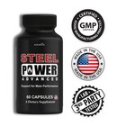  6 Pack  Steel Power Pills For Men Performance   Steelpower Supplement Capsules