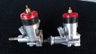 2 Vintage Mccoy 19 Model Airplane Engine Control Line Red Head