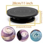  11   Rotating Sculpting Turntable Cake Decorating Painting Spinner With Tools 