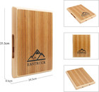 Eastrock Travel Cajon Box Drum     Portable Wooden Hand Drum With Internal Guitar