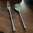 Two Piece Dansk Finland Jette Pattern Fork   Spoon Vintage