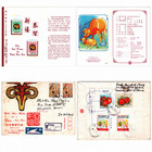 Old Ca 1960 Roc Republic Of China Taiwan Fdc 21 Covers   Folders Mostly New Year