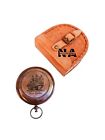 Antique Vintage Brass Pocket Compass Brass Nautical Compass Marine Compass Gift