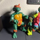 Vintage Tmnt Michelangelo Figure Lot Of 3 Teenage Mutant Ninja Turtles Figures