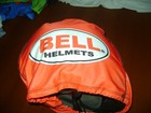 Motorcycle Helmet Bag Microfiber Bell Helmet Bag Carry Helmet Duffle Red Bike