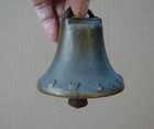1800s Chicago West Division Railway Horsecar Horse Drawn Trolley Brass Bell