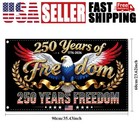 3x5ft America 1776-2026 Us 250th Anniversary Flag 250 Years Of Freedom Us