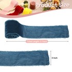 1 Roll Velvet Ribbon  3 Inch X 3 Yard Silk Frayed Ribbon  Ocean Blue