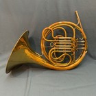 Single French Horn In F Plays With Case Unknown Maker S n 490427