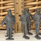 Vtg Marx Wwii German Soldiers Lot  16  1960s Medium dark Gray Figures   2 25   -