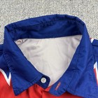 Nascar Racing Pit Crew Shirt Men   s Old Spice Red Blue Short Sleeve Button Up
