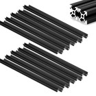 20pcs 2020 V-slot Aluminum Profile 500mm Black - Cnc   3d Printer Rail Kit