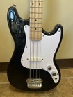 Used Fender Squier Bronco Bass 4 String Black Right Handed Guitar  qui003277 