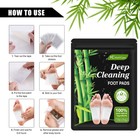 10-300pc Foot Detox Patches Pads Toxins Deep Cleansing Herbal Bamboo Organic Pad