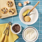 4pc Stoneware Mixing Bowl Set Cream - Figmint