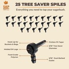 Sap Happy Maple Sap Spiles  25 Count      5 16    Tree Saver Taps For Maple Tree