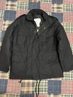 New Vintage Rothco M-65 Field Jacket Coat Mens Medium Black Military Style