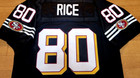 New Tag Sf 49ers  80 Jerry Rice C Limited Edition Stitched Jersey 2patches Black