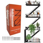 Fire Escape Shelf Wall Floating Shelves New York Metal Decorative Wall 4 Tier