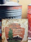 National Park Service Porcelain Advertising Sign