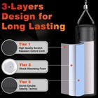 4ft Heavy Punching Bag Set For Kids   Adults With Gloves  Chain   Hooks Boxin   