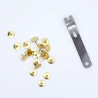 Colonial Needle Brass Thumb Tacks With Remover   Needlepoint   Cross-stitch