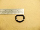 1  Black Steel Welded D Rings  pack Of 25  