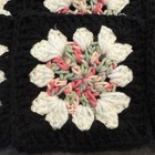Lot Of 20 5  Variegated Primrose Flower Crochet Granny Squares Blocks Afghan