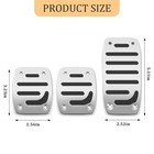 3pcs Non-slip Car Pedal Covers Vehicle Gas And Brake Pedals Covers Kit  Manual