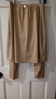 Large Girls  Tan Athletic Skirt With Leggings 
