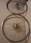 Vintage Araya 26 X 1 75 Japan Shimano 6-speed Mtb Wheelset Joytech Skewered Hubs