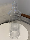 Antique Victorian Blown Glass Apothecary Pharmacy Specimen Jar Lidded 18  Tall