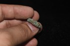 Ancient Roman Bronze Ring With Green Patina   Early Encrustation