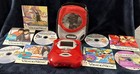 Red Videonow Video Now Color Player 9 Discs Bundle Hasbro 2004 Nickelodeon Tv